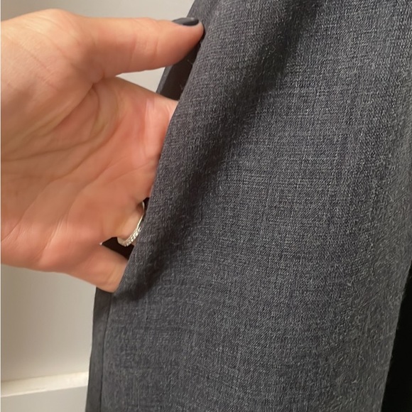 Maeve Charmed Charcoal Ruffle Dress from Anthropologie - Picture 3 of 5